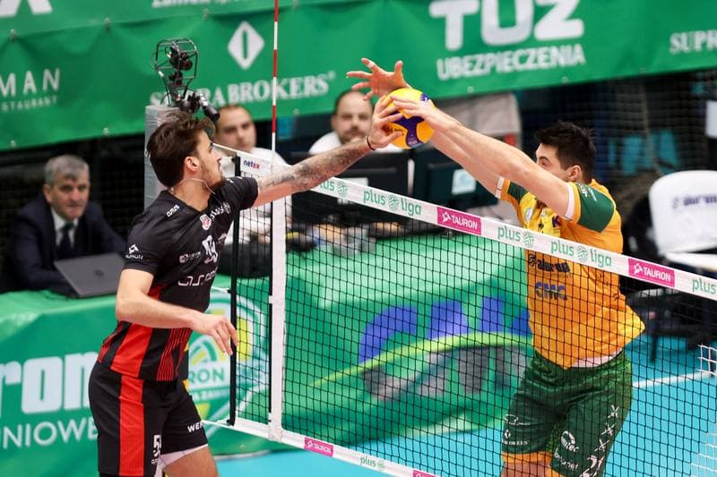 Volleyball. PlusLiga. Aluron CMC Warta Zawiercie - Asseco Resovia Rzeszow. 25.01.2024