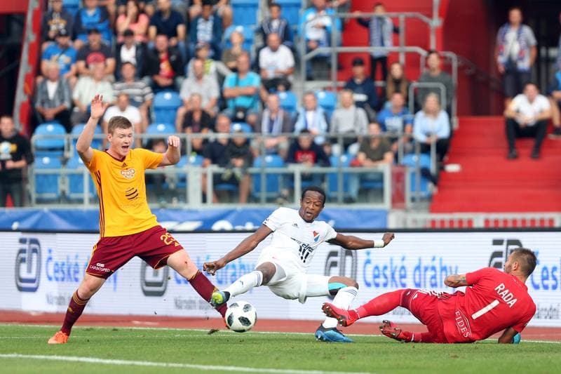 Football. Fortuna:Liga. Banik Ostrava - Dukla Praha. 25.08.2018