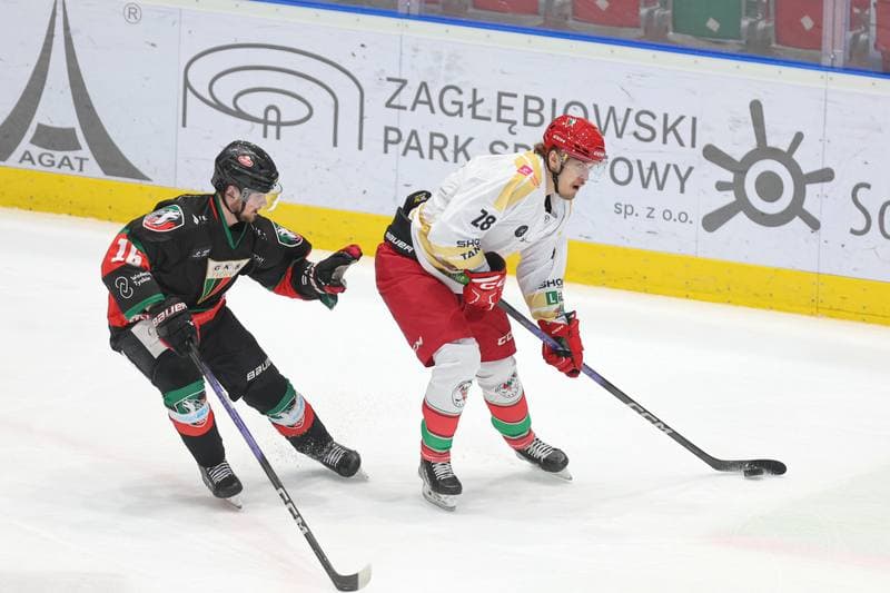 Ice Hockey. Tauron Hokej Liga. Zaglebie Sosnowiec - GKS Tychy. 27.02.2024