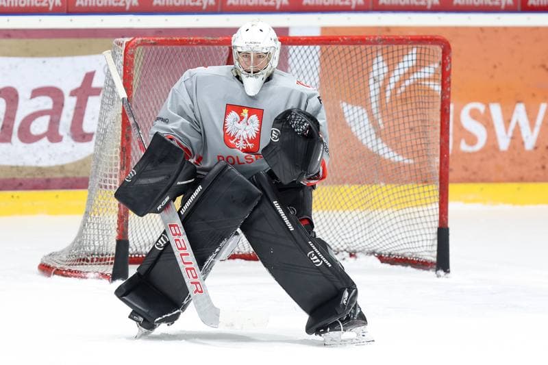 Ice Hockey. Poland national team. Training. 02.04.2024