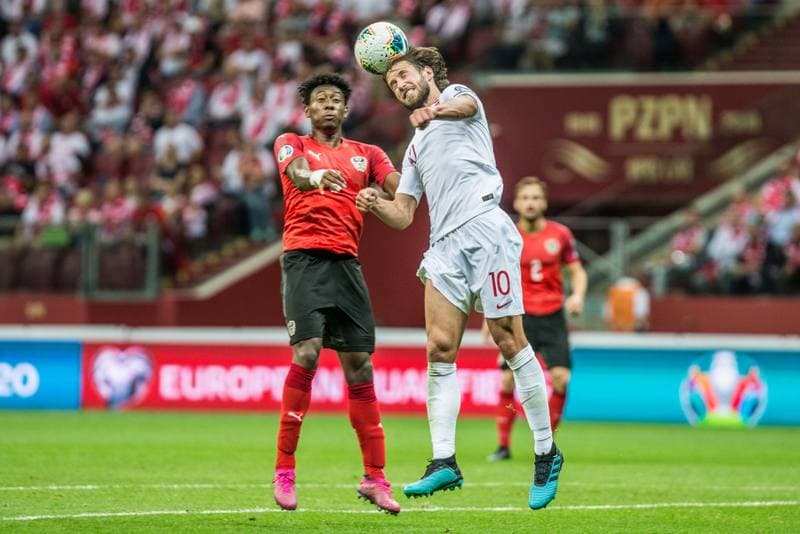 Football. Euro 2020 Qualifiers. Poland - Austria. 09.09.2019