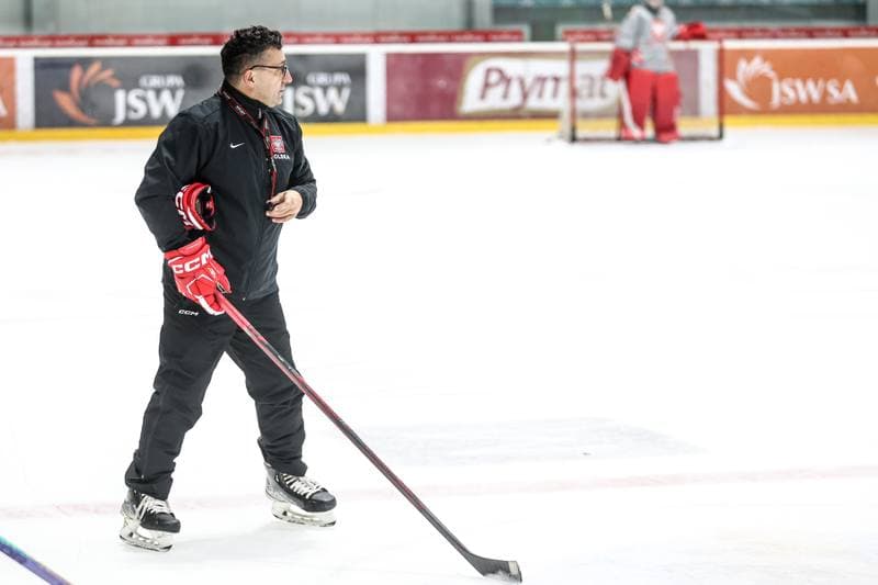 Ice Hockey. Poland national team. Training. 03.11.2024