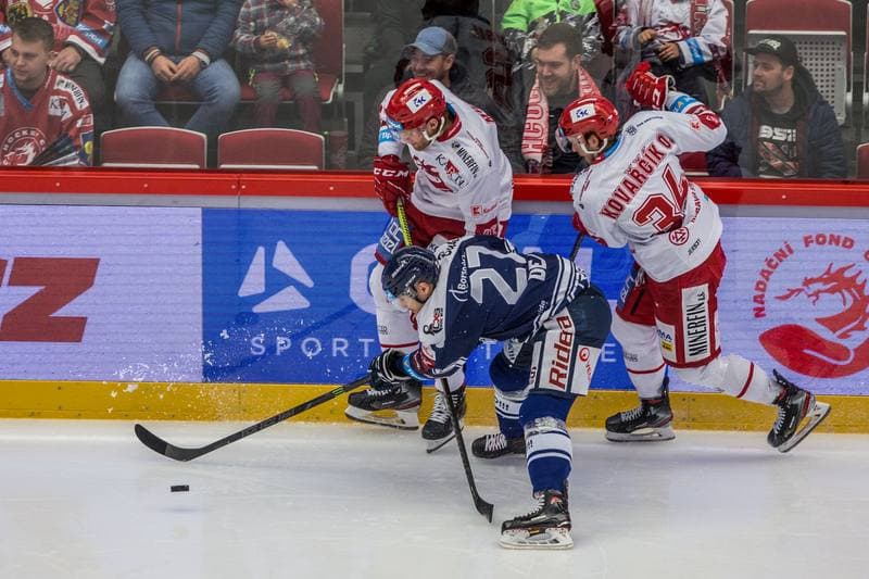 Ice Hockey. Tipsport Extraliga. Ocelari Trinec - Vitkovice Ridera. 21.11.2019