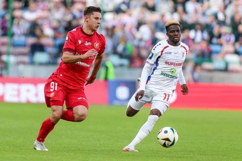 Football. PKO BP Ekstraklasa. Gornik Zabrze - Widzew Lodz. 27.04.2025