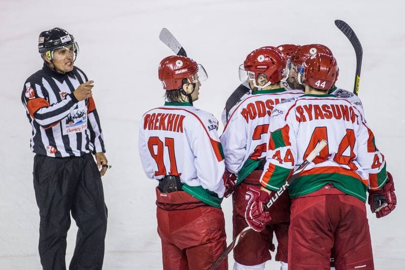 Ice Hockey. Polska Hokej Liga. Zaglebie Sosnowiec - Naprzod Janow. 04.10.2019