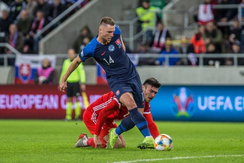 Football. Euro 2020 Qualifiers. Slovakia - Wales. 10.10.2019