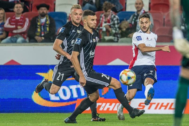 Football. PKO BP Ekstraklasa. Gornik Zabrze - LKS Lodz. 20.10.2019