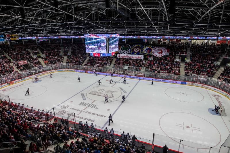 Ice Hockey. Tipsport Extraliga. Ocelari Trinec - Vitkovice Ridera. 21.11.2019