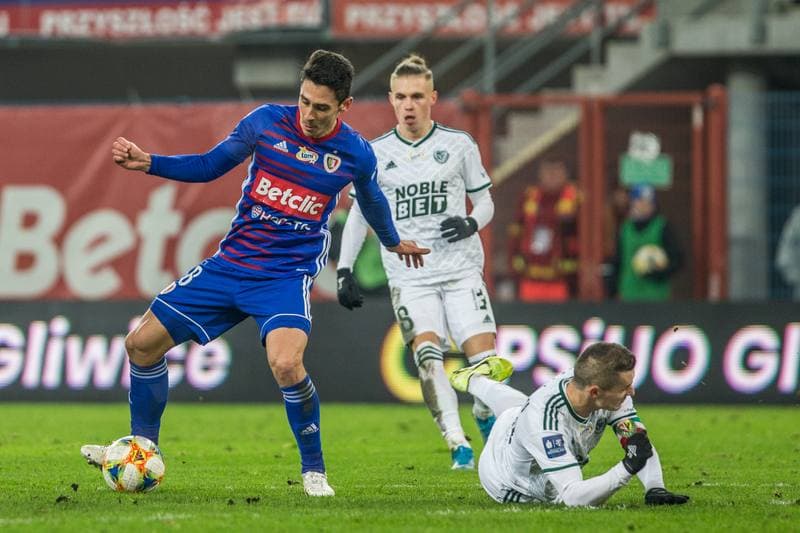 Football. PKO BP Ekstraklasa. Piast Gliwice - Slask Wroclaw. 30.11.2019
