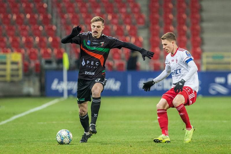 Football. Totolotek Puchar Polski. GKS Tychy - LKS Lodz. 04.12.2019