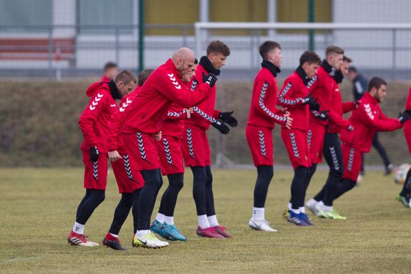 Football. Zaglebie Sosnowiec. Training. 20.02.2020