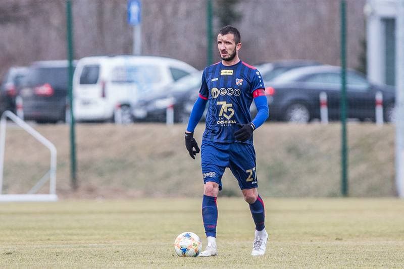 Football. Sparing. Zaglebie Sosnowiec - Odra Opole. 22.02.2020