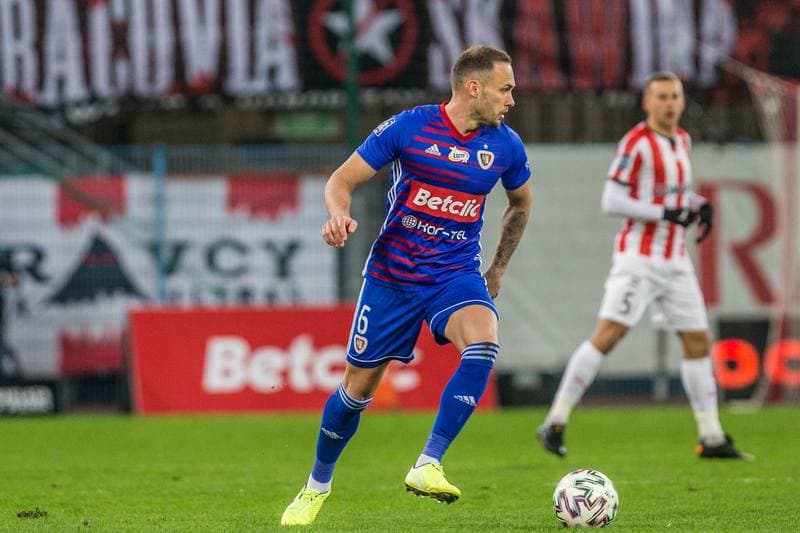 Football. PKO BP Ekstraklasa. Piast Gliwice - Cracovia Krakow. 22.02.2020