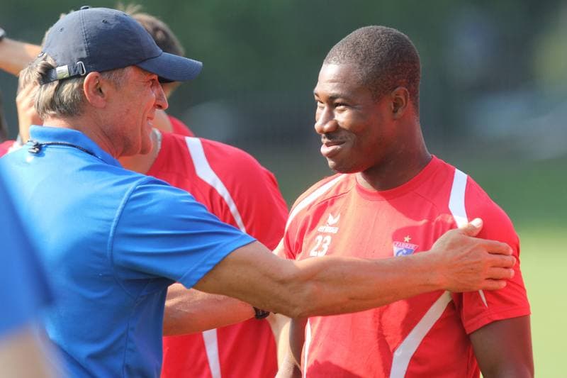 Football. Gornik Zabrze. Training. 05.07.2012