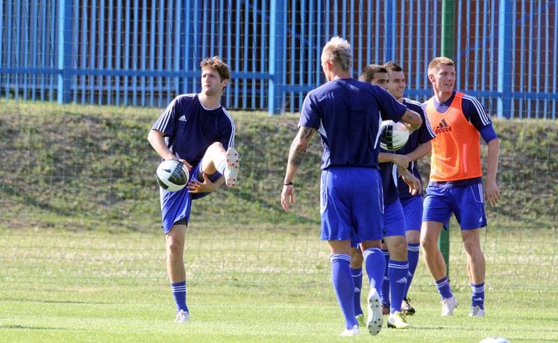 Football. Ruch Chorzow. Training. 10.07.2012