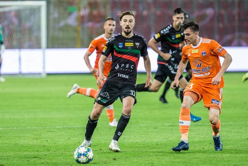 Football. Fortuna I Liga. GKS Tychy - Bruk-Bet Termalica Nieciecza. 01.07.2020