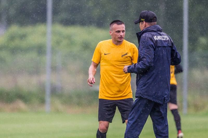 Football. Sparing. LKS Goczalkowice Zdroj - Wieczysta Krakow. 11.07.2020