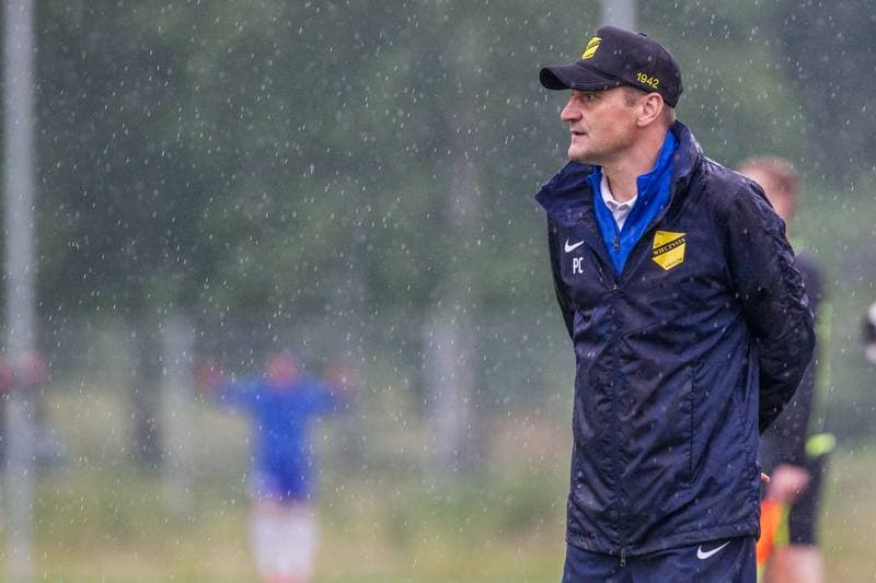 Football. Sparing. LKS Goczalkowice Zdroj - Wieczysta Krakow. 11.07.2020
