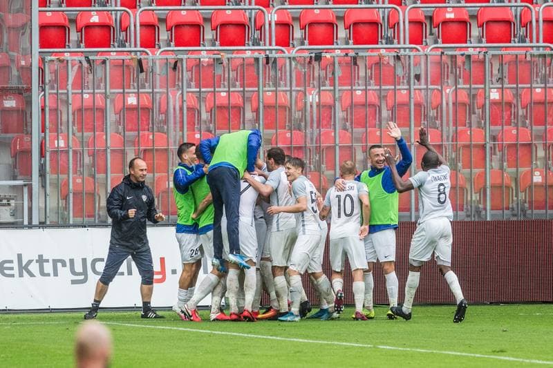 Football. Fortuna I Liga. GKS Tychy - Puszcza Niepolomice. 11.07.2020