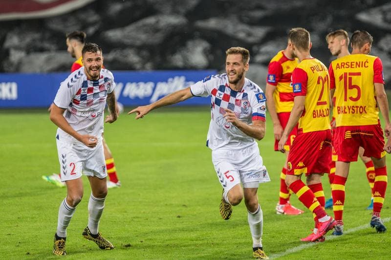 Football. Fortuna Puchar Polski. Gornik Zabrze - Jagiellonia Bialystok. 13.08.2020