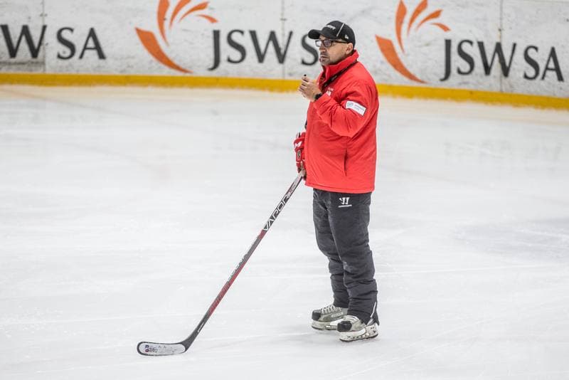 Ice Hockey. Poland national team. Training. 02.11.2020