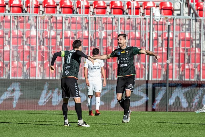 Football. Fortuna I Liga. GKS Tychy - Puszcza Niepolomice. 08.11.2020