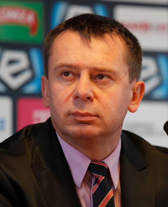 Football. Gornik Zabrze. Press Conference. 22.11.2013