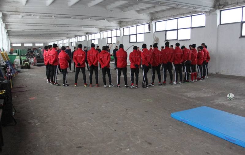 Football. Gornik Zabrze. Training. 05.07.2012