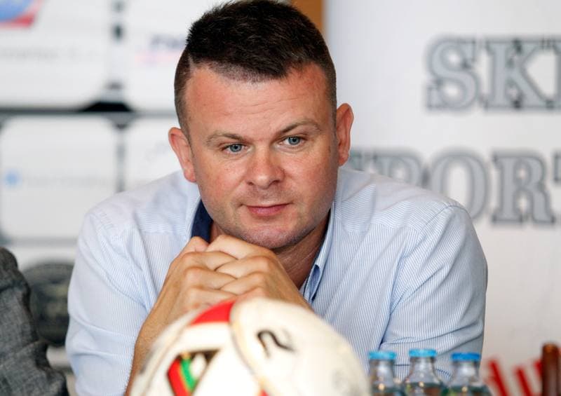 Football. Zaglebie Sosnowiec. Press Conference. 31.07.2014