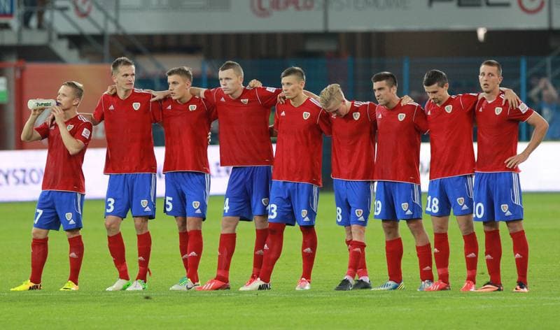 Football. PKO BP Ekstraklasa. Piast Gliwice - Zaglebie Lubin. 31.10.2015