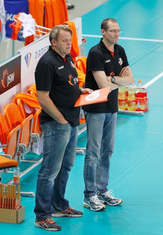 Volleyball. Friendly Match. Jastrzebski Wegiel - Berlin Recycling Volleys. 01.10.2014