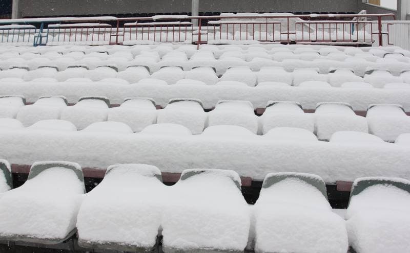 Football. Gornik Zabrze. Training. 15.02.2012
