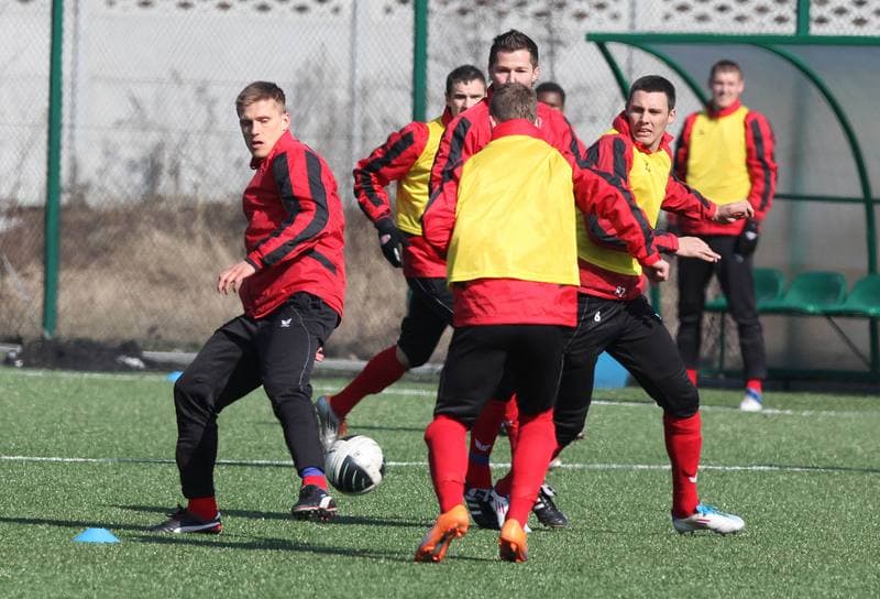 Football. Gornik Zabrze. Training. 05.07.2012