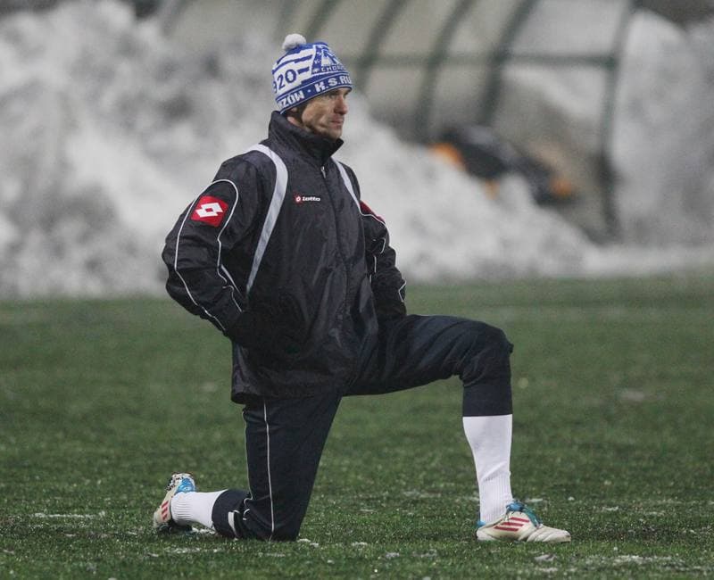 Football. Ruch Chorzow. Training. 21.06.2012
