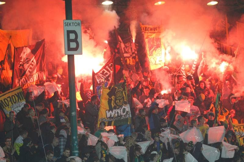 Football. I Liga. GKS Katowice - GKS Tychy. 08.11.2014
