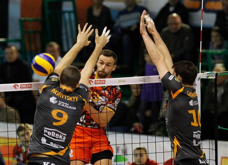 Volleyball. PlusLiga. MKS Banimex Bedzin - Cuprum Lubin. 26.11.2014