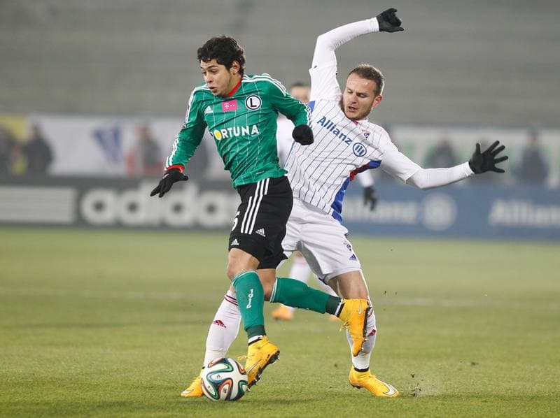 Football. T-Mobile Ekstraklasa. Gornik Zabrze - Legia Warsaw. 22.02.2014