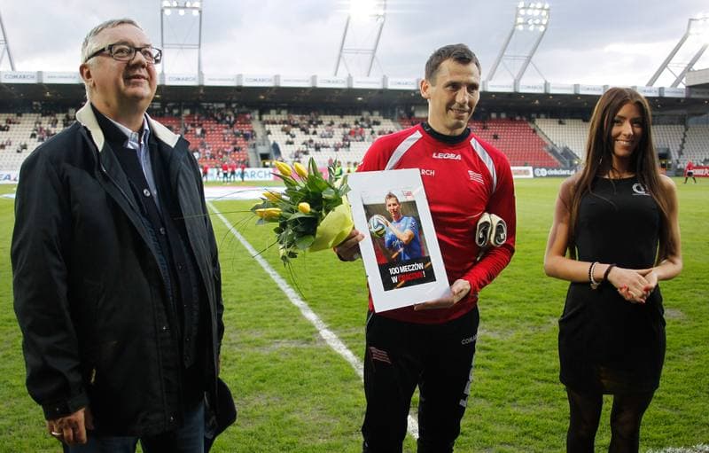 Football. T-Mobile Ekstraklasa. Cracovia Krakow - GKS Belchatow. 10.05.2015