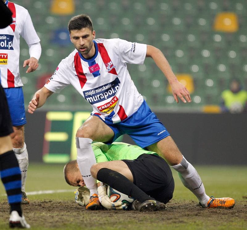 Football. T-Mobile Ekstraklasa. Podbeskidzie Bielsko Biala - Zawisza Bydgoszcz. 14.12.2014
