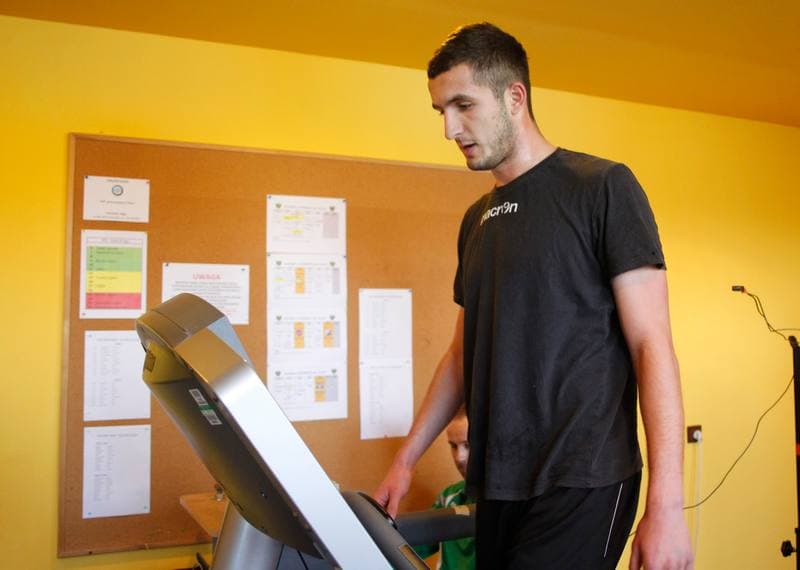 Football. GKS Katowice. Training. 13.01.2015