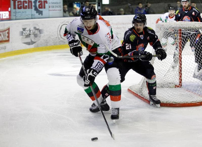 Ice Hockey. Polska Hokej Liga. GKS Tychy - Ciarko KH Sanok. 23.01.2015