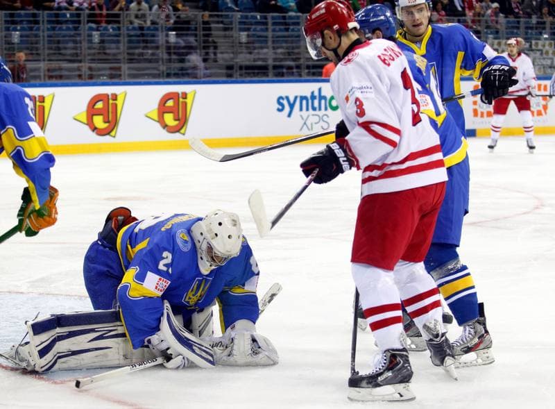 Ice Hockey. IIHF World Championship Division 1A. Poland - Ukraine. 22.04.2015