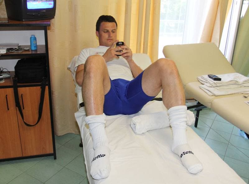 Football. Ruch Chorzow. Training. 21.06.2012