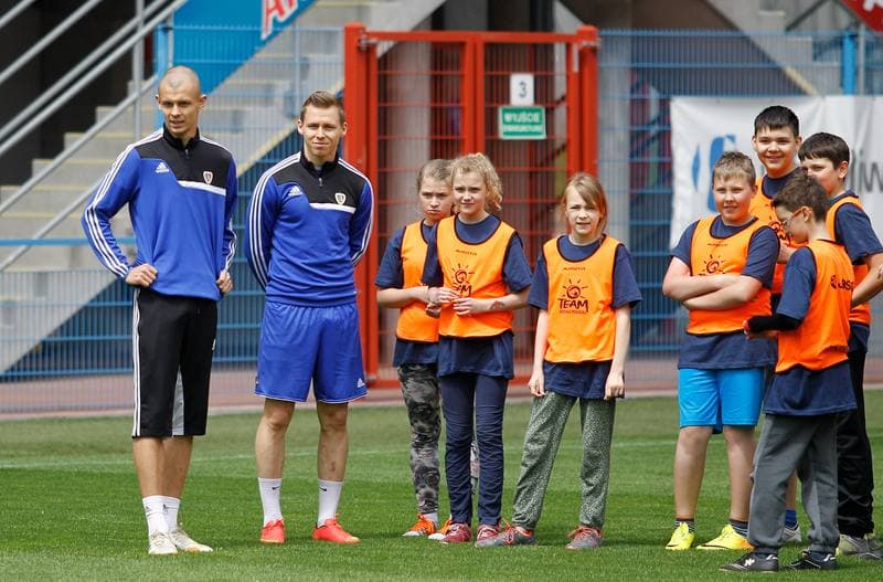 Football. Piast Gliwice. Press Conference. 27.05.2015