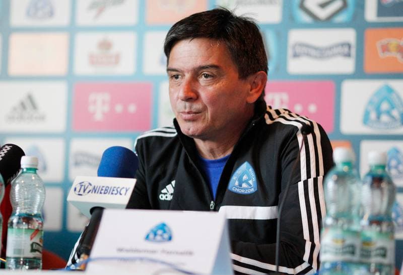 Football. Ruch Chorzow. Press Conference. 12.02.2015