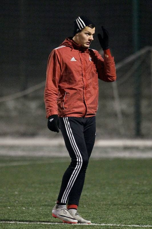 Football. Gornik Zabrze. Training. 07.01.2016