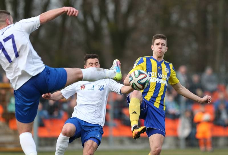 Football. I Liga. MKS Kluczbork - Arka Gdynia. 26.03.2016