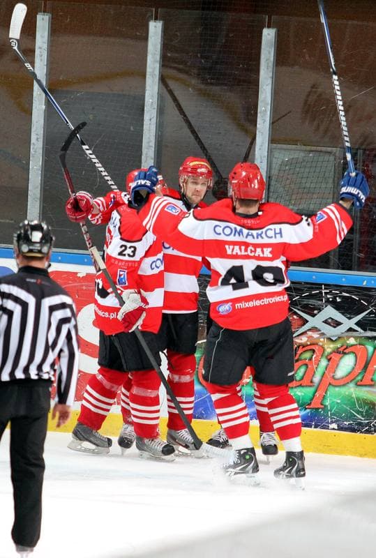 Ice Hockey. Polska Liga Hokeja na Lodzie. HC GKS Katowice - Comarch Cracovia Krakow. 02.10.2012