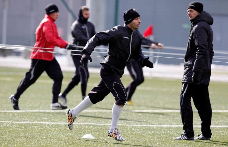 Football. GKS Katowice. Training. 28.05.2015