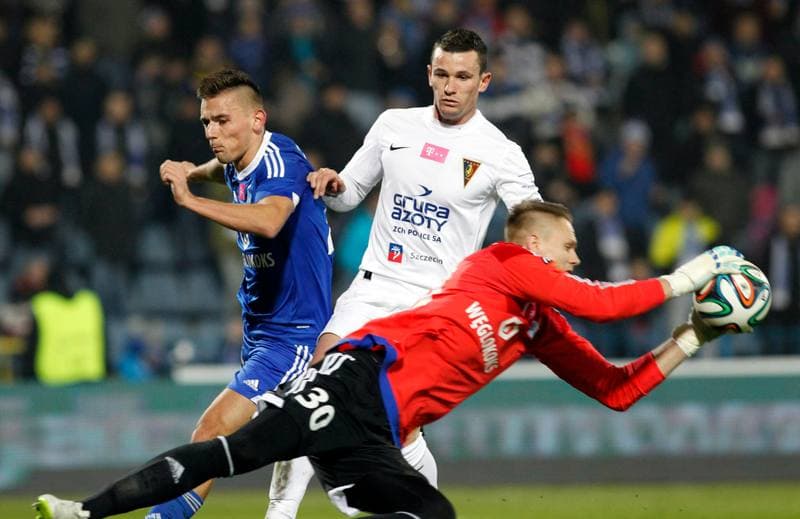 Football. T-Mobile Ekstraklasa. Ruch Chorzow - Pogon Szczecin. 06.03.2015